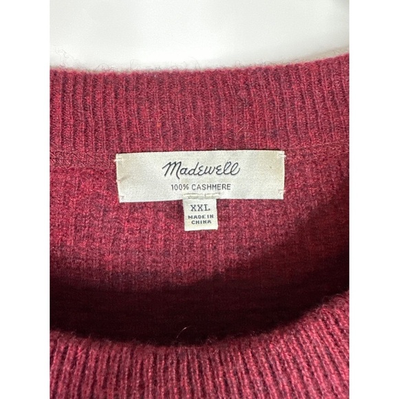Madewell Cashmere Long Sleeve Crew Neck Sweatshirt - Picture 6 of 10